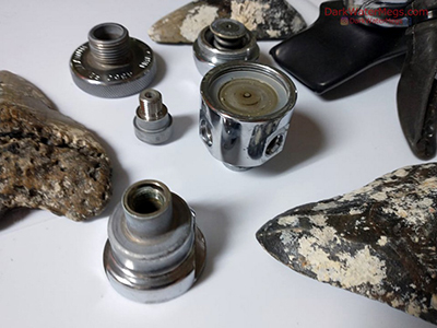 Dark Water Megs cleaning teeth