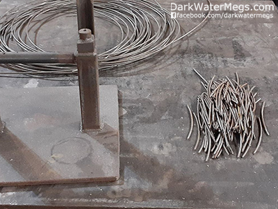 Steel used for megalodon display stand high quality