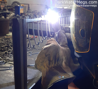 Welding high quality megalodon display stand