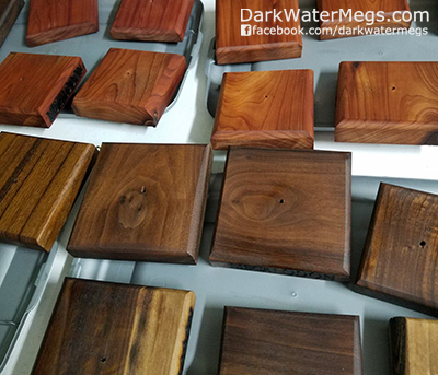 Wood finishing for megalodon display stand high quality